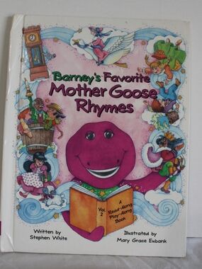 Barney's Favorite Mother Goose Rhymes Vol. 2 Read-Along Book